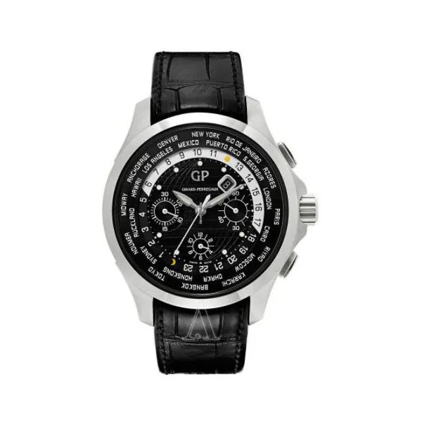 49700-11.jpg Girard Perregaux Taveller Ww.Tc Mens Watch - Image 1