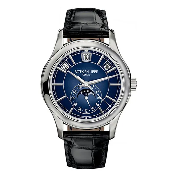 5205G-013-1.jpg Patek Philippe Complications 5205G-013 Annual Calendar Moonphase18K White Gold Men’S Watch - Image 1