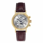 Breguet Classique 5617Ba/1E/9V6 Perpetual Calendar Chronograph Moonphase 38Mm 18K Yellow Gold Brown Leather Straps Men’S Watch