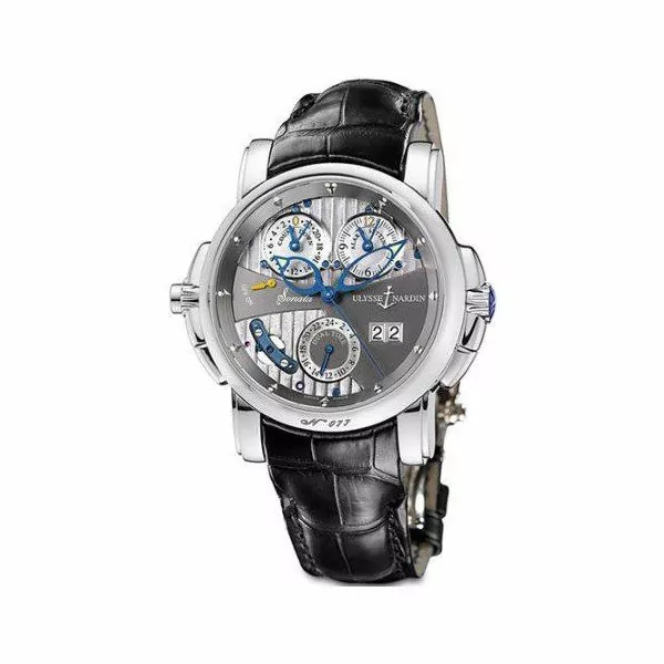 670-88.jpg Ulysse Nardin Sonata 18Kt White Gold 42Mm Men’S Watch - Image 1