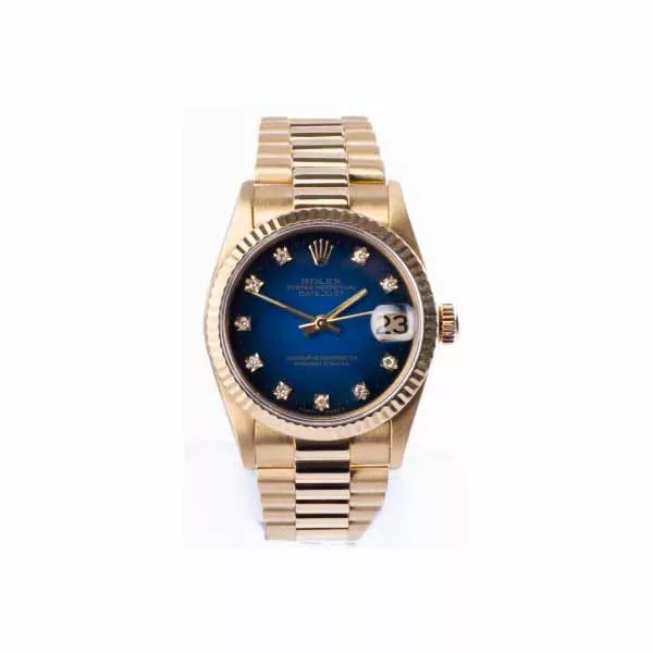 68278.jpg Rolex Datejust 31Mm 18K Yellow Gold Ladies Watch - Image 1