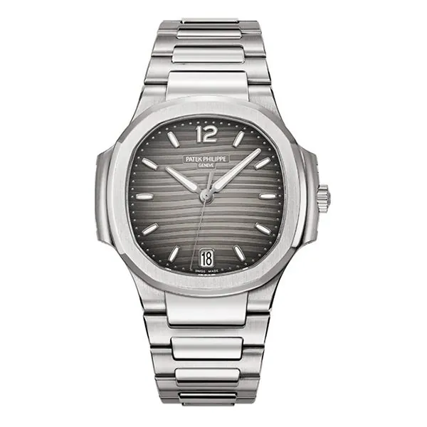 7118-1A-011-1.jpg Patek Philippe Nautilus 7118/1A-011 Smoke Gray Index Dial Automatic 35.2Mm Stainless Steel - Image 1