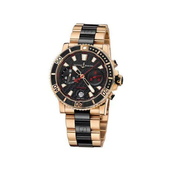 8006-102-8c-926.jpg Ulysse Nardin Maxi Marine 18Kt Rose Gold 42.7Mm Men’S Watch - Image 1