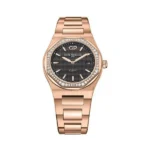 Girard Perregaux Laureato 34Mm 18K Rose Gold Ladies Watch