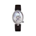 Breguet Reine De Naples Power Reserve 28.45Mm X 36.5Mm 18Kt White Gold Ladies Watch