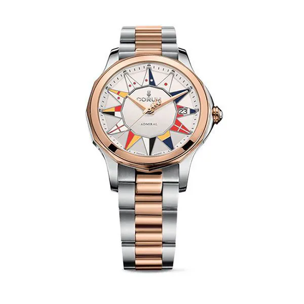 A082-03271.jpg Corum Admiral Legend 38Mm Rose Gold And Steel Ladies’ Watch Ref. A082/03271 - Image 1