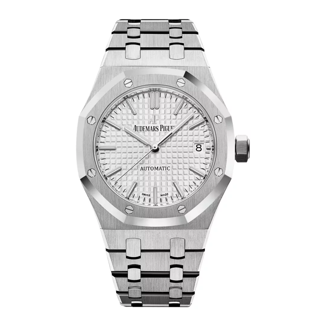 AP-15450ST.OO_.1256ST.01-1.jpg Audemars Piguet Royal Oak 15450St.Oo.1256St.01 Stainless Steel 37Mm Silver Dial Unisex Watch - Image 1