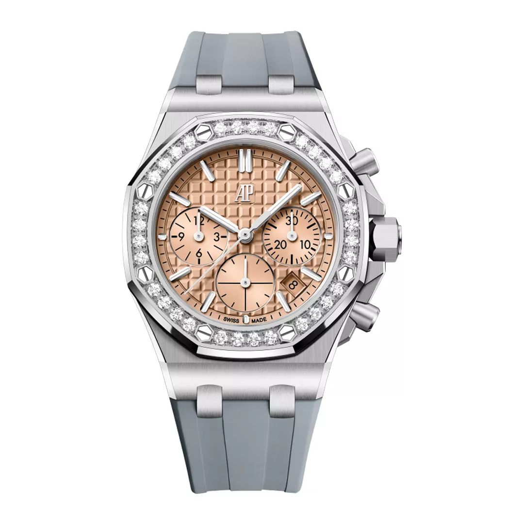 AP-26231ST.ZZ_.A178CA.01-1.jpg Audemars Piguet Royal Oak Offshore 26231ST.ZZ.A178CA.01 Lady Tapisserie Salmon Dial 37mm - Image 1