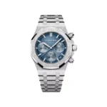 Audemars Piguet Royal Oak 26240BC.GG.1324BC.02 Chronograph 41mm Frosted White Gold Blue Dial