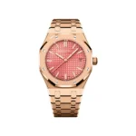 Audemars Piguet Royal Oak 77450OR.OO.1361OR.01 Self Winding 34mm Pink Rose Gold Pink Dial