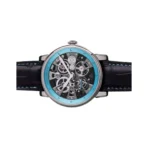 Arnold & Son Nebula 1.NEAS.U04A.C216S Stainless Steel 41.5mm Turquoise Skeleton Arabic Dial Men’s Watch - Image 2