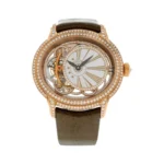Audemars Piguet Millenary 26354OR.ZZ.D812CR.01 Tourbillon Rose Gold Diamond Bezel 45mm Skeleton Dial Men’s Watch