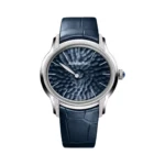 Audemars Piguet Millenary 77266BC.GG.A326CR.01 Frosted Gold Philosophique 39.5mm Blue Dial Womens Watch