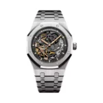 Audemars Piguet Royal Oak 15407St.OO.1220St.01 Double Balance Wheel Skeleton Dial