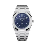 Audemars Piguet Royal Oak 16202BC.OO.1240BC.02 ‘Jumbo’ Extra-Thin White Gold 39mm Grainy Blue Dial Unisex Watch