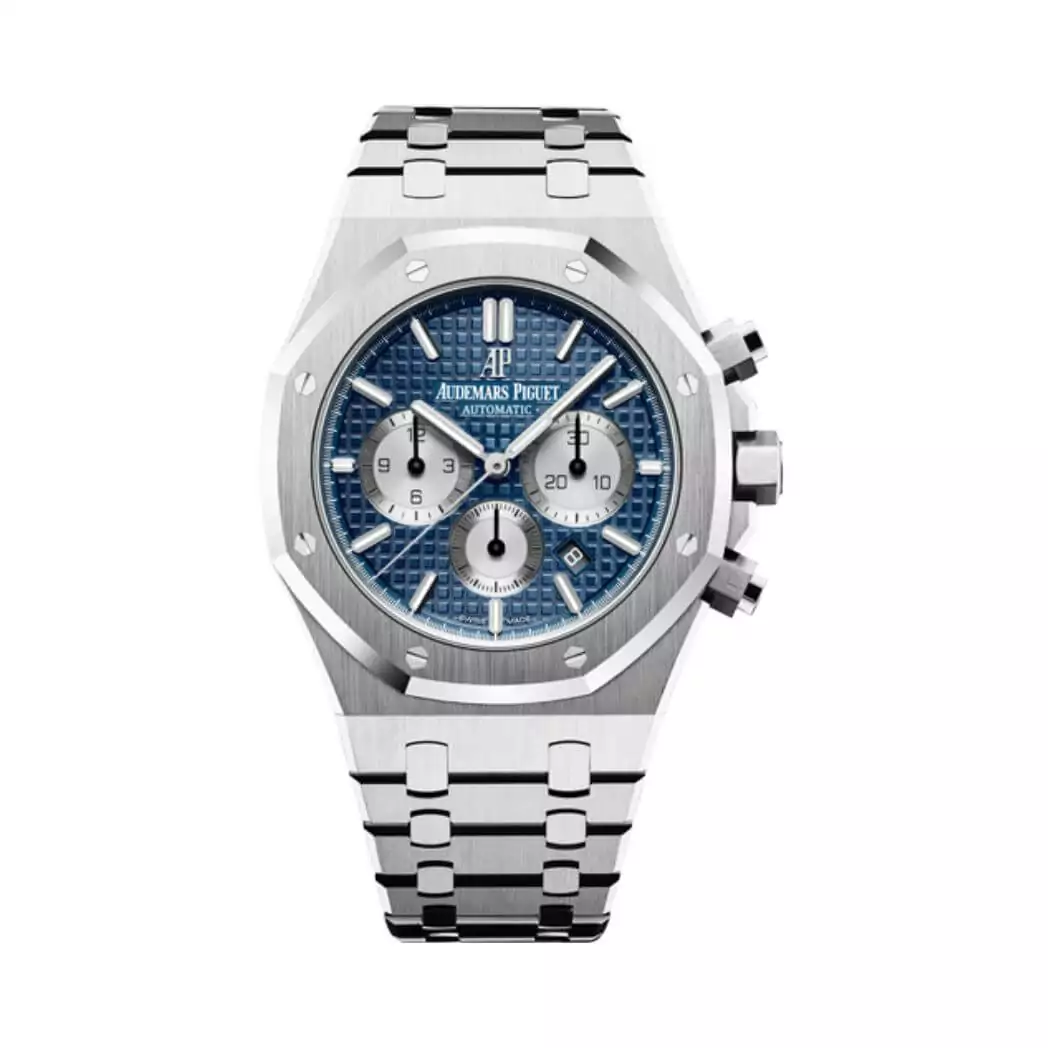 Audemars-Piguet-Royal-Oak-26331St.OO_.1220St.01.jpg Audemars Piguet Royal Oak 26331St.OO.1220St.01 Chronograph Blue Dial - Image 1