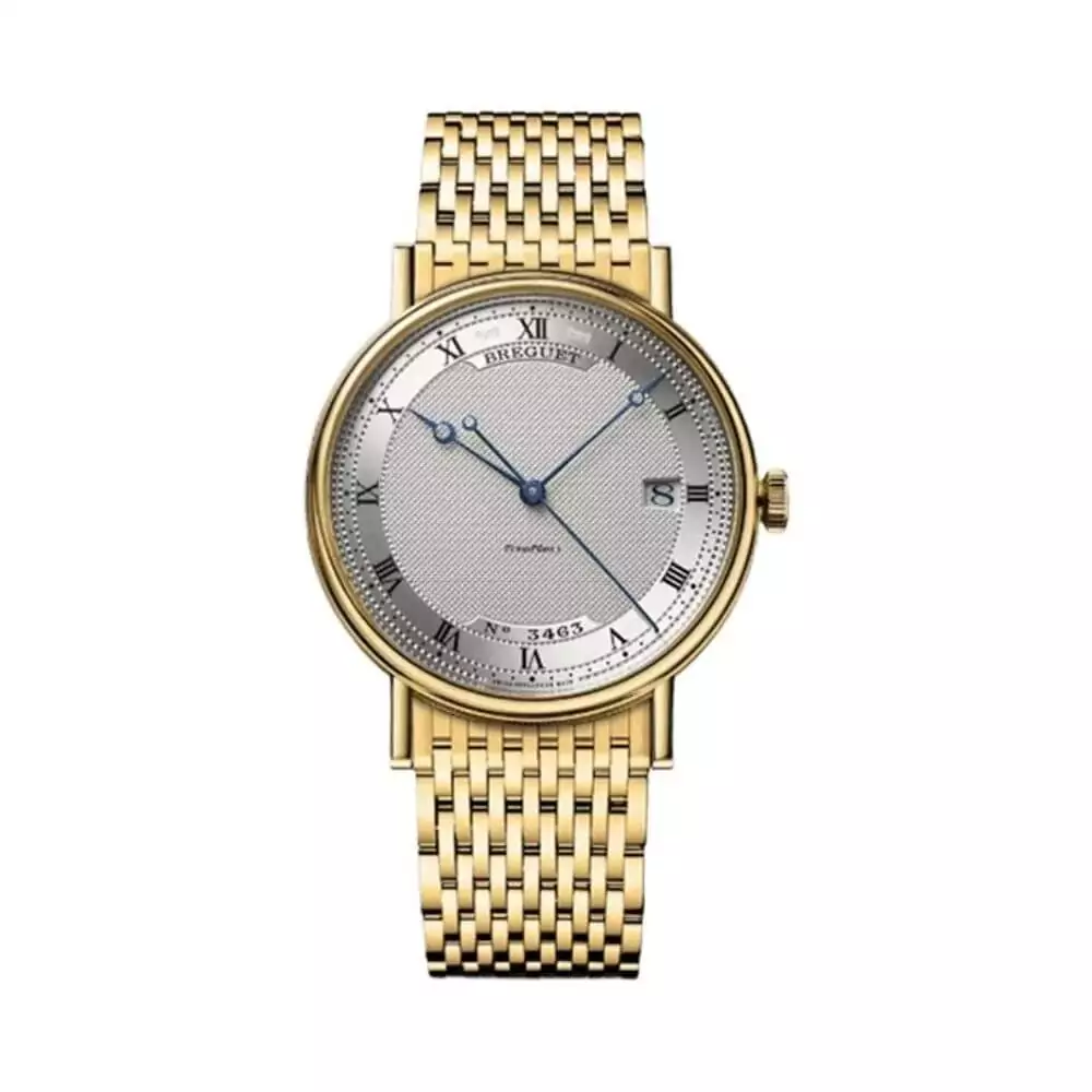 Breguet-Classique-5177BA12AV0.jpg Breguet Classique 5177BA/12/AV0 Automatic YG Silver Dial Unisex Watch - Image 1