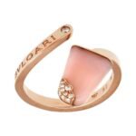 Bvlgari Bvlgari Gelati AN858657 18k Pink Opal And Diamonds Ring