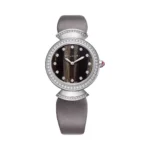 Bvlgari Diva 102434 DVW30BGDL/12 18Kt White Gold 30mm Black Dial Womens Watch