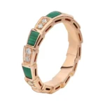 Bvlgari Serpenti 356754 AN858752 18K Pave Diamonds Ring