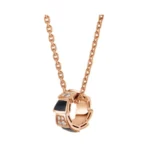 Bvlgari Serpenti Viper 356554 CL858712 18k Rose Gold Pave Diamonds Necklace - Image 3