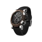 Romain Jerome Titanic DNA CH.T.OXY3.BBBB.00.BB Chronograph 50Mm Black Satin Finished Stainless Steel Men’S Watch