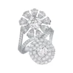 CUSHION FLORA RING-4.81CTS-HRD-E-J/VVS-SI,597R,Total Wt – 6.81gm