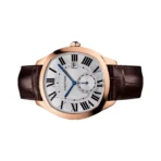 Cartier Drive De Cartier WGNM0003 18kt Rose Gold 40x41mm Silver Dial Men’s Watch - Image 2