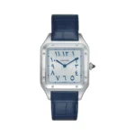Cartier Santos Dumont WGSA0086 Middle East Edition 200 Pieces Platinum 46mm Silver Dial Mens Watch