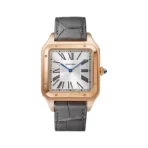 Cartier Santos Dumont XL WGSA0032 Rose Gold 46.6mm Silver Dial Men’s Watch