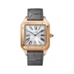 Cartier Santos Dumont XL WGSA0032 Rose Gold 46.6mm Silver Dial Men’s Watch