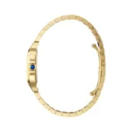 Cartier Santos De Cartier WGSA0107 Small Yellow Gold 34.5mm x 27mm Silver Sunray Dial Ladies Watch - Image 3