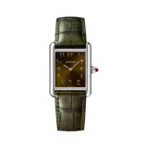 Cartier Tank Louis WGTA0279 Platinum Limited Edition 33.7mm Green Sunray Dial Ladies Watch