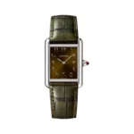Cartier Tank Louis WGTA0279 Platinum Limited Edition 33.7mm Green Sunray Dial Ladies Watch