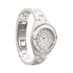Chanel J12 H5703 Quartz White Ceramic Diamond Dial 33mm - Image 3