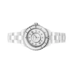 Chanel J12 H5703 Quartz White Ceramic Diamond Dial 33mm - Image 2