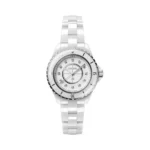 Chanel J12 H5703 Quartz White Ceramic Diamond Dial 33mm