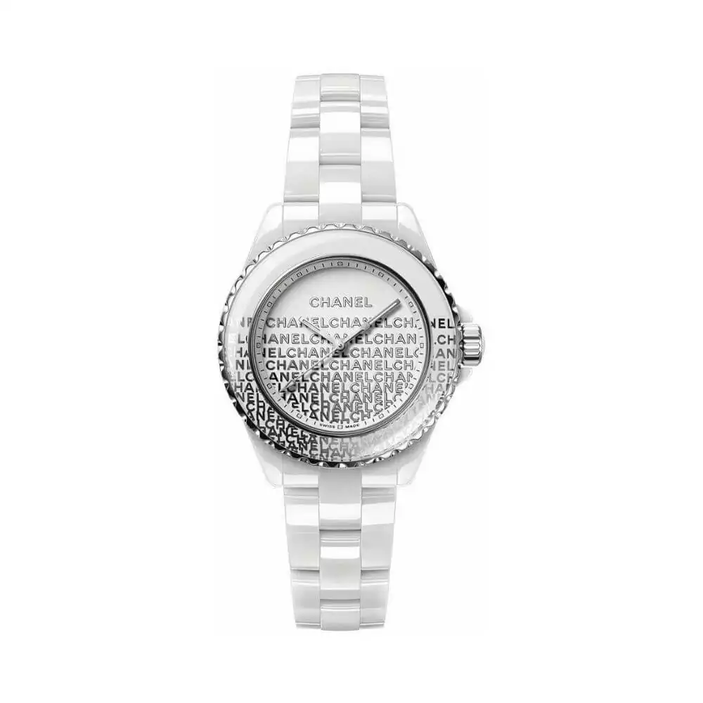 Chanel-J12-Wanted-DeChanel-H7419.jpg Chanel J12 Wanted DeChanel H7419 Limited Edition White Ceramic 33mm - Image 1