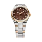 Concord Mariner 0320477 Quartz RG Brown Square Pattern Dial 30mm Ladies Watch