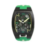 Corum Lab 01 Collection 07.0010. Z.410/04321 Titanium Black DLC Treatment 40mm Green Dial Men’s Watch