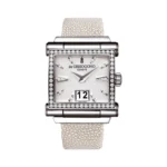 De Grisogono Instrumento Grande S02 Diamond Bracelet White Dial