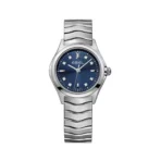 Ebel Wave 1216315 Quartz Blue Galvanic Dial Laides Watch
