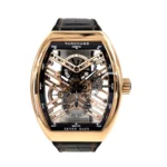 Franck Muller Vanguard V45 S6 SQT 5N BR NR Seven Days Skeleton 44Mm Titanium Black Rubber Straps Men’s Watch