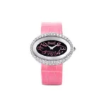 Piaget Limelight 18Kt White Gold Pink Strap Ladies Watch