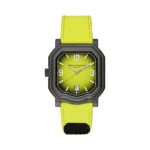 Gerald Charles Maestro GC Sport Tennis GC2.0-TX-TNSB-24GR-RSVC Darkblast Titanium 39mm Grainy Textured Yellow Dial Mens Watch