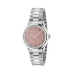 Gucci G-Timeless Quartz YA1265033 32mm Bees Pink Dial Womens Watch