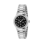 Gucci G-Timeless Quartz YA1265034 32mm MultiBees Onyx Black Dial Womens Watch
