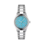 Gucci G-Timeless Quartz YA1265044 32mm Blue Dial Womens Watch