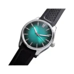 H. Moser & Cie. Pioneer Centre Seconds 3200-1214 Stainless Steel 42mm Blue Sunburst Pattern Dial Men’s Watch - Image 2