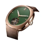 H. Moser & Cie. Streamliner 6804-0406 Tourbillon Rose Gold 40mm Green Wyoming Jade Dial Men’s Watch - Image 2